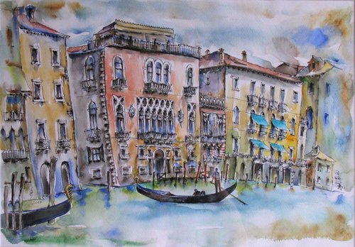 Venice - Canale Grande by Székelyhidi Zsolt