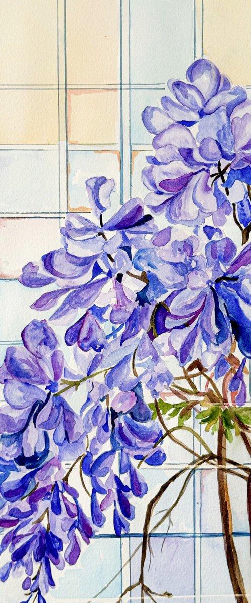 Light Purple Wisteria by Irina Kurganskaya