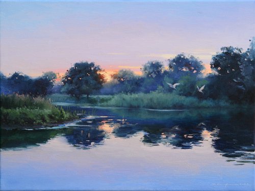 Evening twilight by Ruslan Kiprych