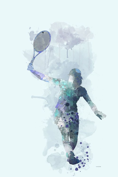 Tennis Player 2 by Marlene Watson