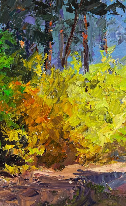 Warm Light Spreading Around by Boris Serdyuk