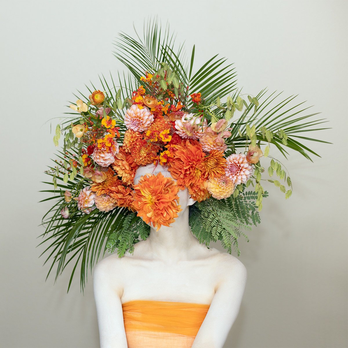 Surrealistic Portrait Photograph By Ziesook You, 20 X 20", Scent Of Texas 07262025, Original Artwork