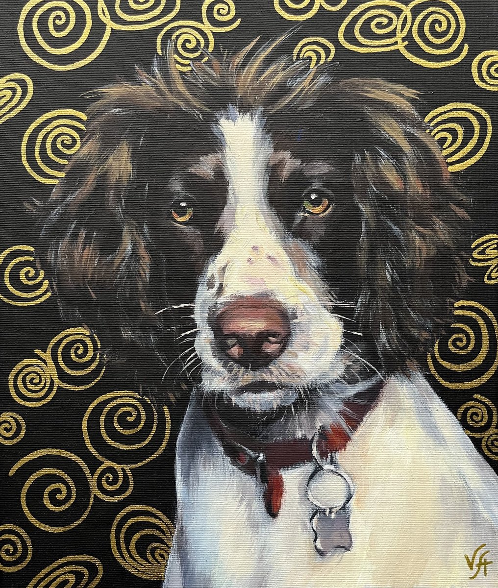 English springer spaniel by Alona Vakhmistrova