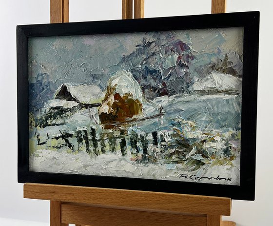 Winter Haystacks