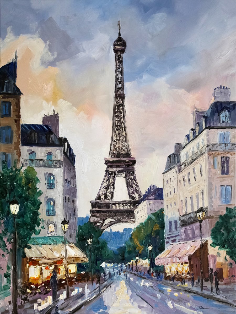 Paris By Liza Illichmann, 24 X 31, Artwork For Sale On Artfinder