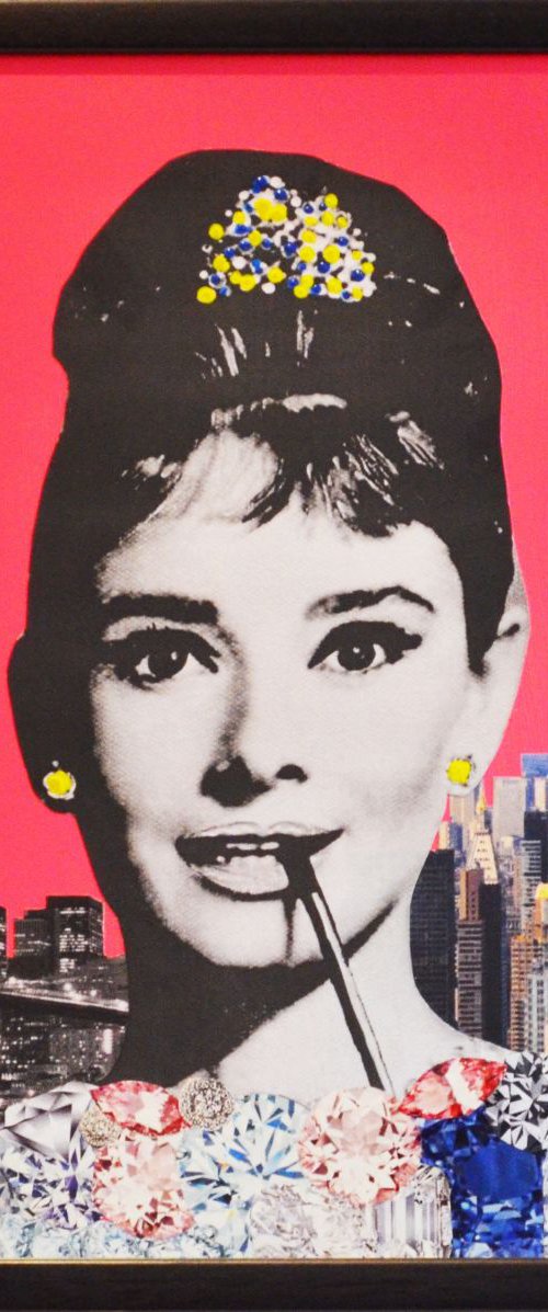 Diamonds are forever - Pink - Framed by Anne Storno