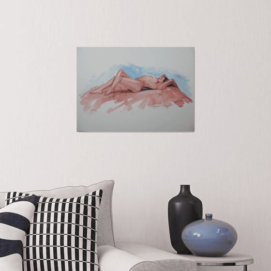 reclining female nude