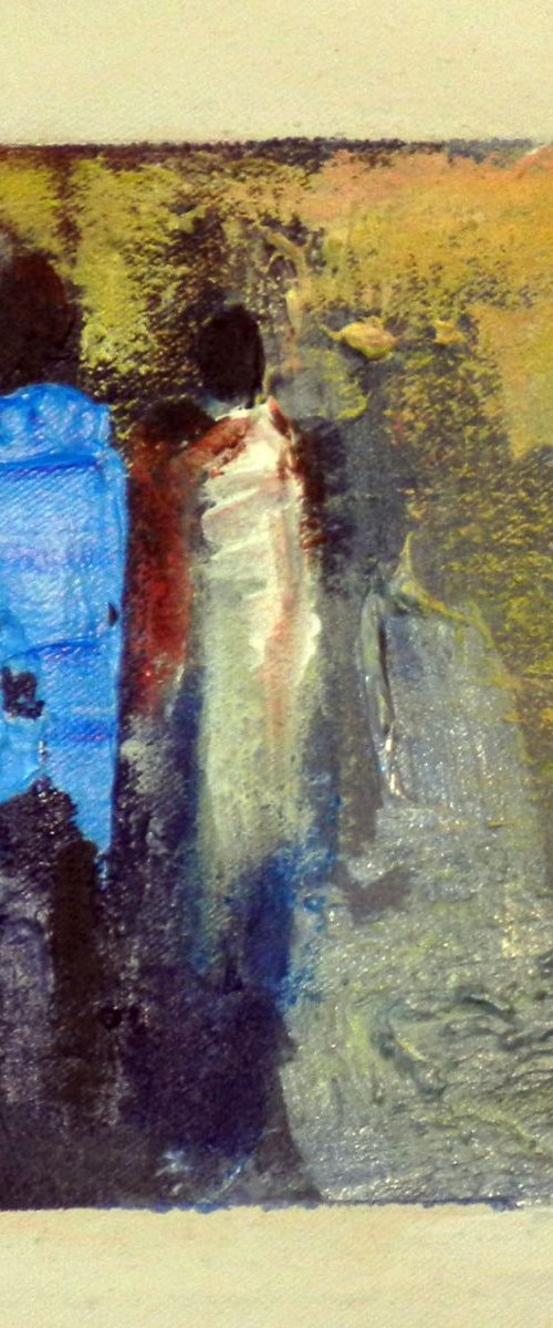 Daily Painting Abstract Study - A022 10x10 by BenWill