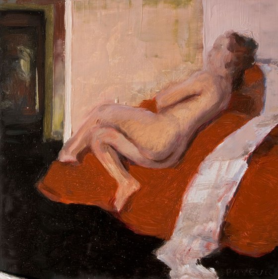 small study of a nude woman