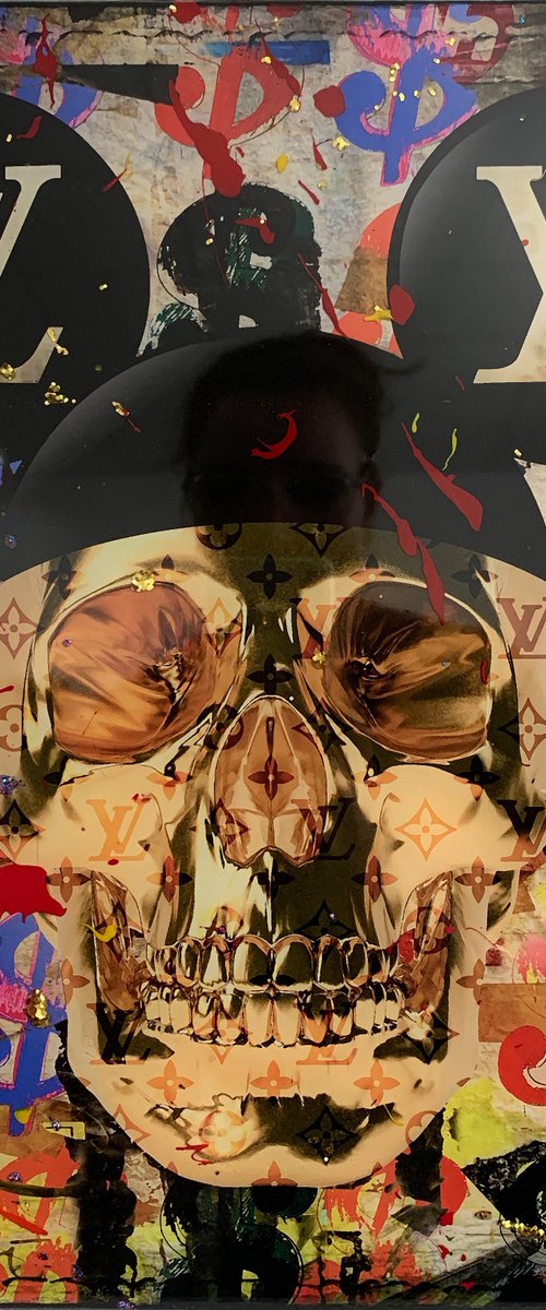 LV Skull (small edition) by Karin Vermeer