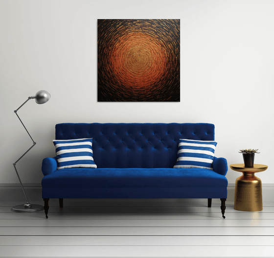 Vast Orange-Purple Radiance