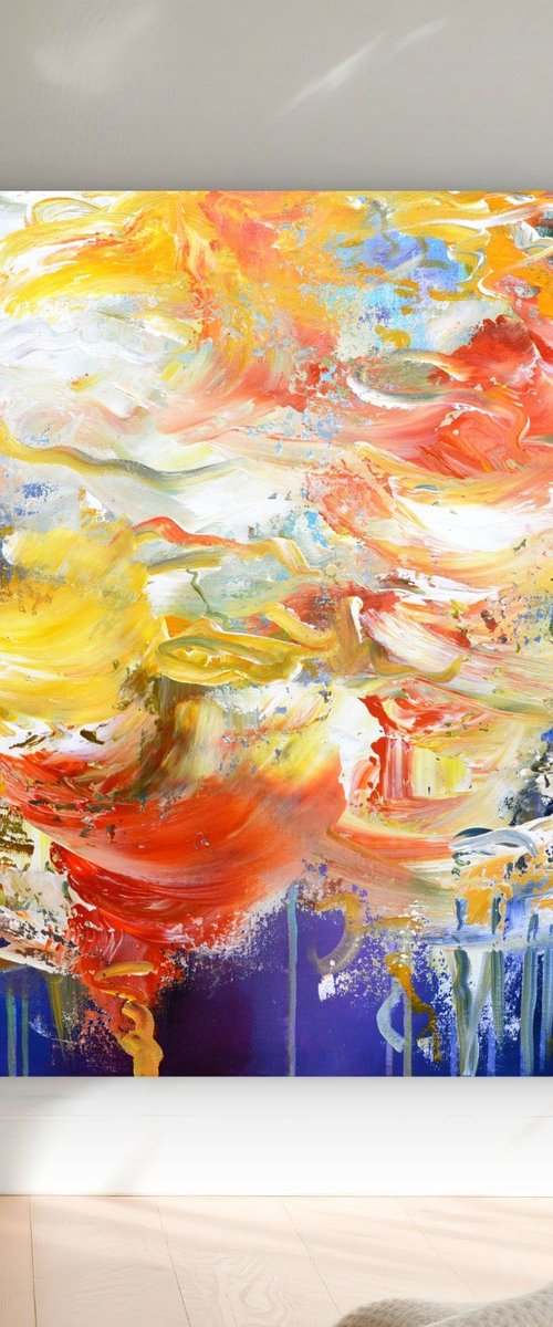 Orange lotus by Andrada Anghel