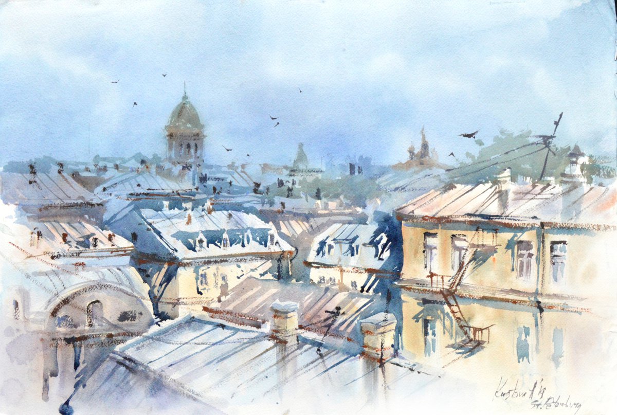 Roofs of St.Petersburg by Anastasia Kustova