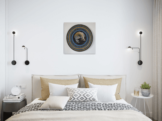 Rug with a Dog. Nala carpet.