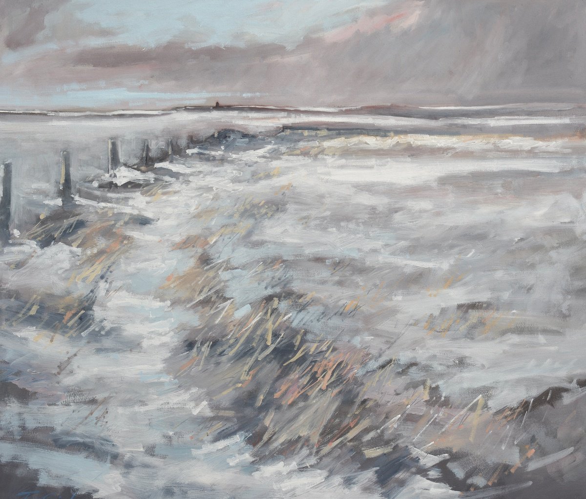 Winter Moor By Tom Cringle, 28 X 24, Artwork For Sale On Artfinder