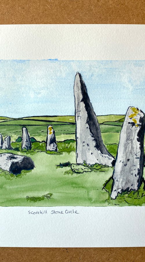 Scorehill Stone Circle by Kaz  Jones