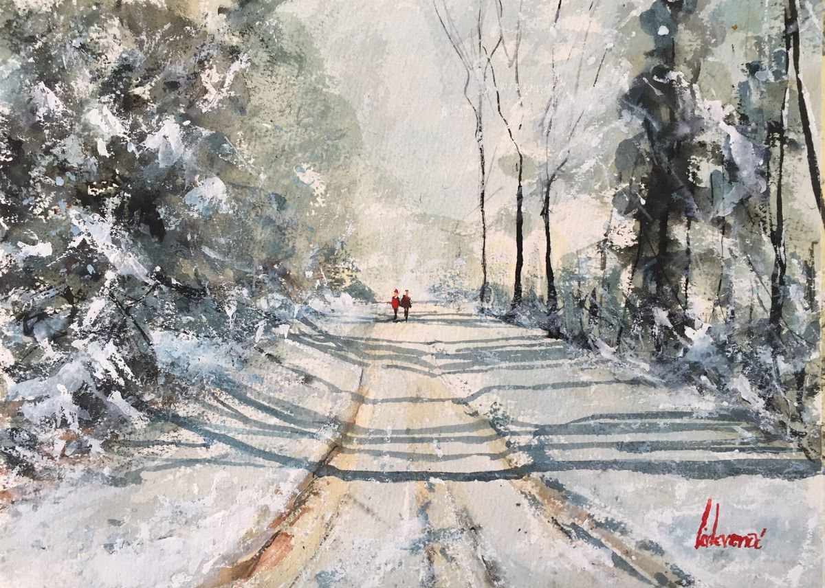 Winter scene by Tihomir Cirkvencic