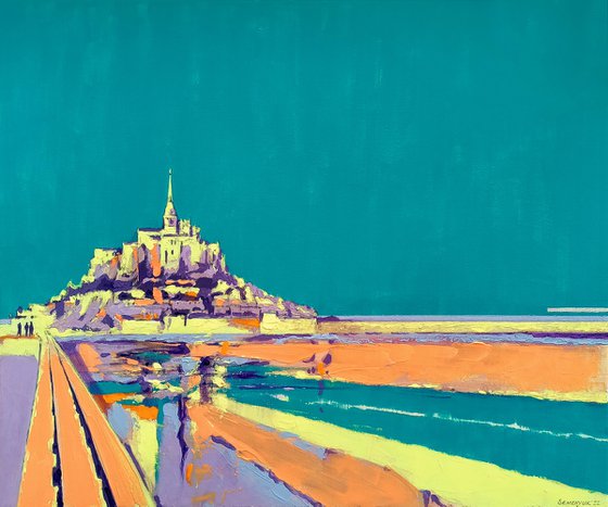 Mont-Saint-Michel In Spring