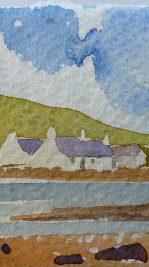 impression of cottages Bull Wall by Maire Flanagan