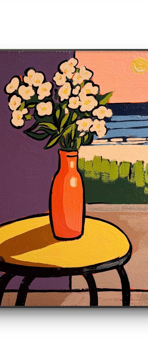 Flowers in Vase by Daria Baklykova