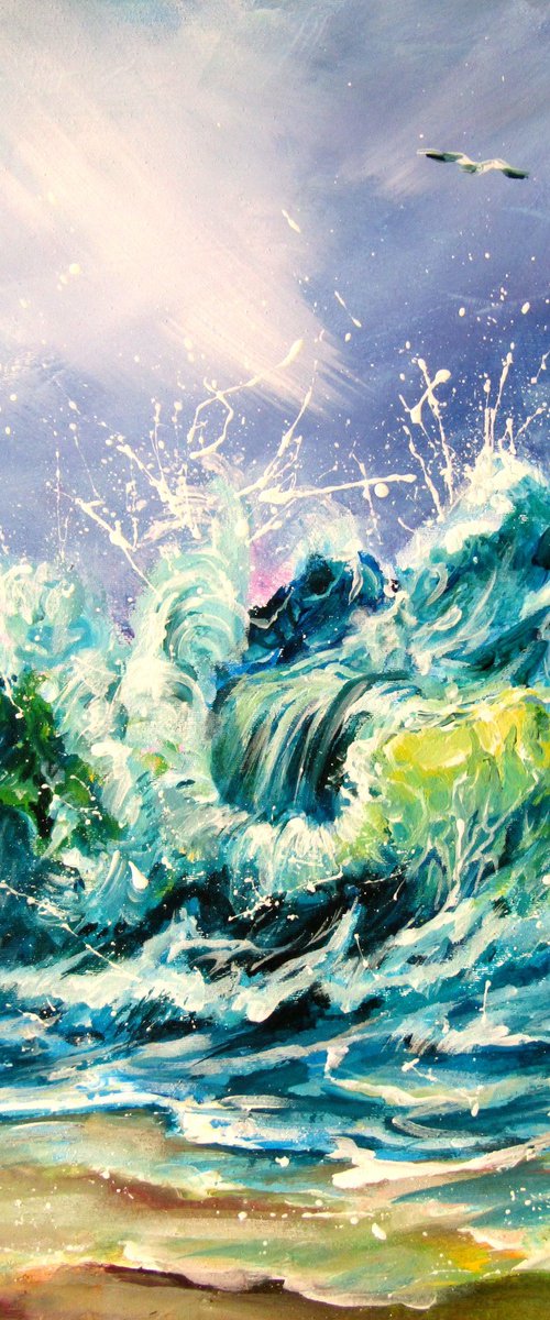 Waves on the sea II by Kovács Anna Brigitta