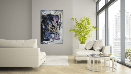 The Wild Grass, acrylic on canvas 130x89 cm