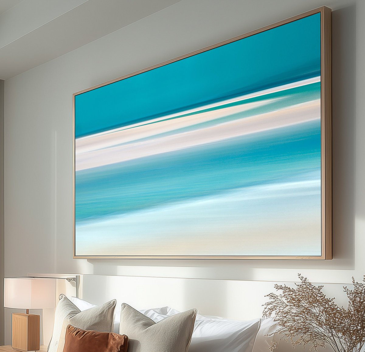 Abstract Photograph , Summer Teal, Isle Of Harris By Lynne Douglas, 76 X 52, Artwork For Sale On Artfinder