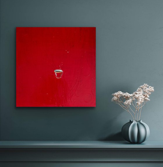 "Still life with a small cup"