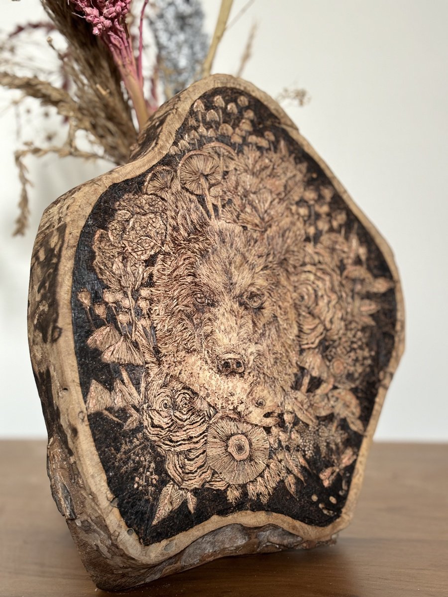 Expressive Animal Painting By Dipti Janardhana, 9 X 8, Let