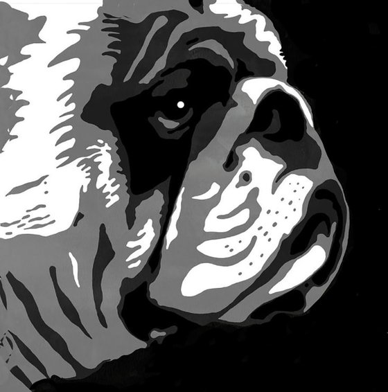 BULLDOG - MODERN WALL ART