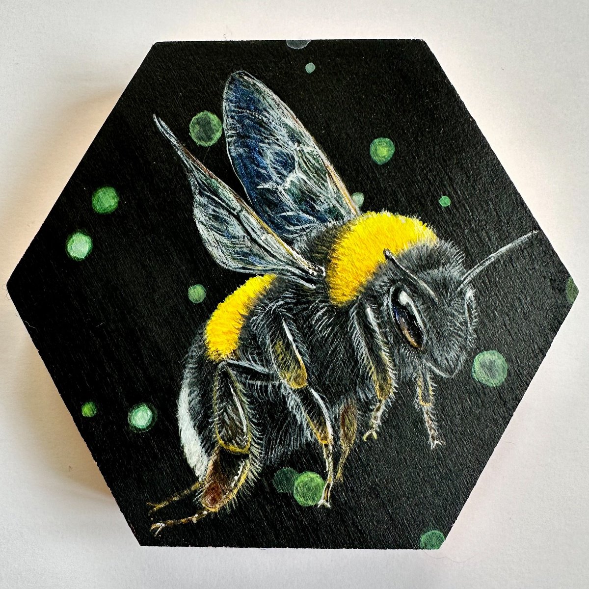 Queen White Tailed Bumblebee by Louise McNaught