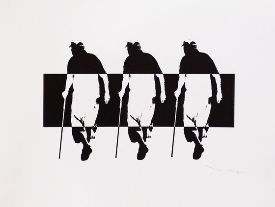 Three old men with canes 03 -  Tehos