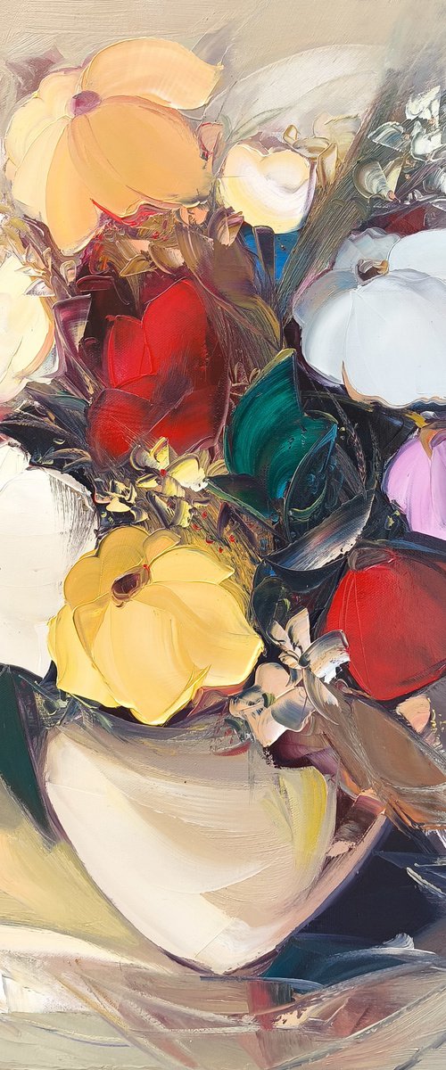 Colorful Petals by Kamo Atoyan