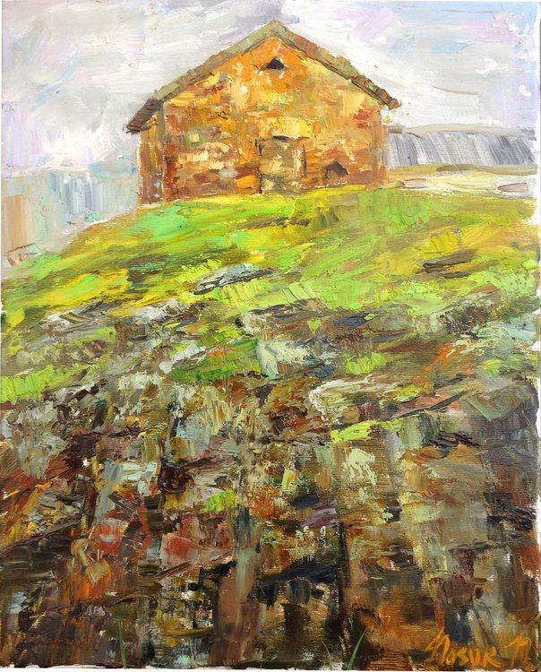 Foggy Day Landscape Fall Impressionistic Moder Artfinder
