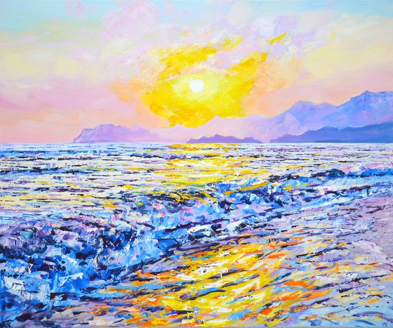 Ocean. Sunset 2.