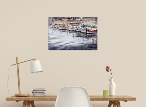 Boats at the pier #2