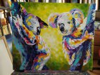 Sweet dream - oil painting, Australia, koala, koala oil painting, animals, koala  art, animals oil painting Oil painting by Anastasia Kozorez