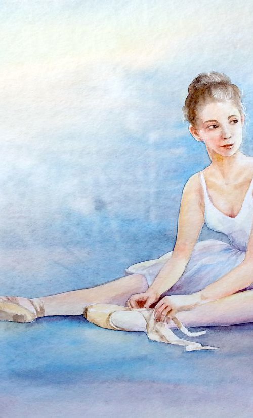Ballerina by Olga Beliaeva Watercolour