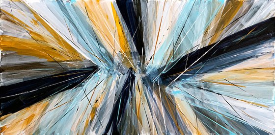 Lightness of blue and ochre