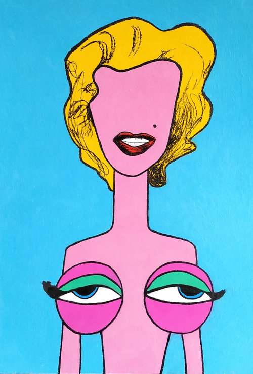 My tits love Andy Warhol by Ann Zhuleva
