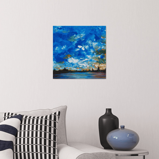 Landscape with a lake