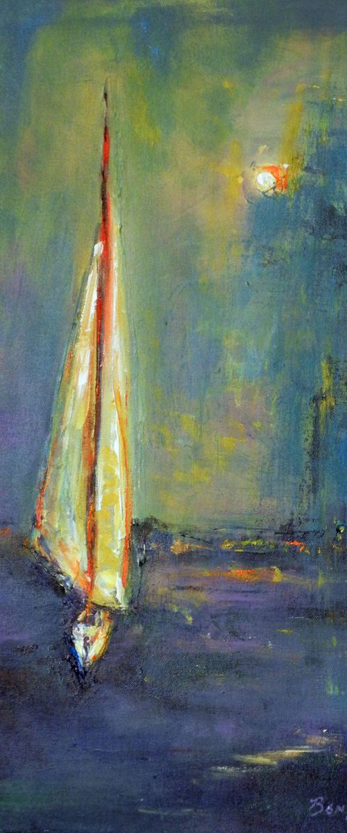 Sailboat 24x14 by BenWill