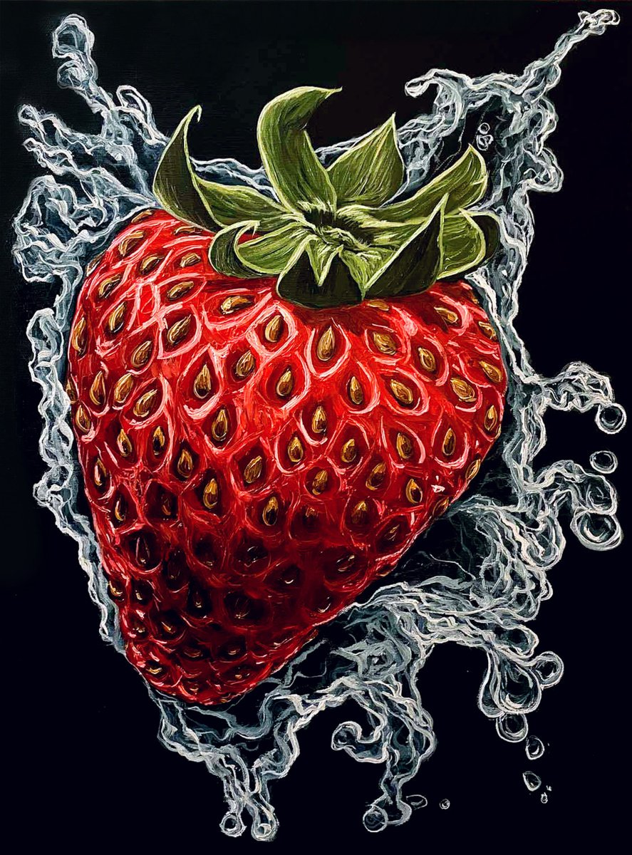 Strawberry by Elena Adele Dmitrenko