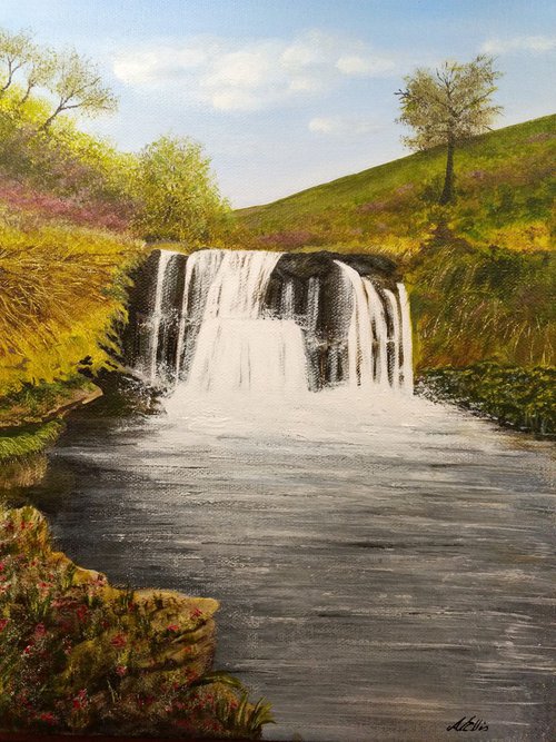 Fairbrook Waterfall....Peak District...Derbyshire...UK... by Anne-Marie Ellis