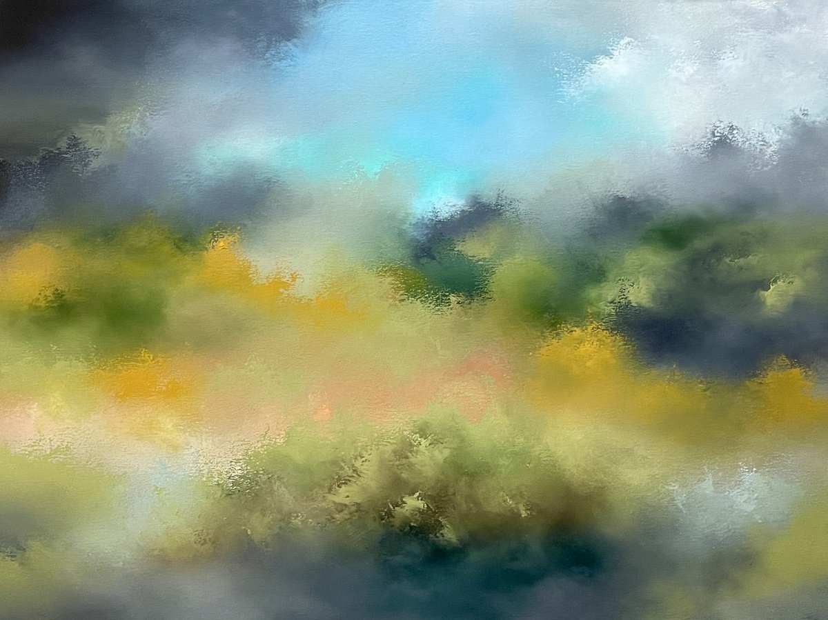 Seeds Of Wisdom - Abstract Landscape - 80cm x 60cm by Jonesy