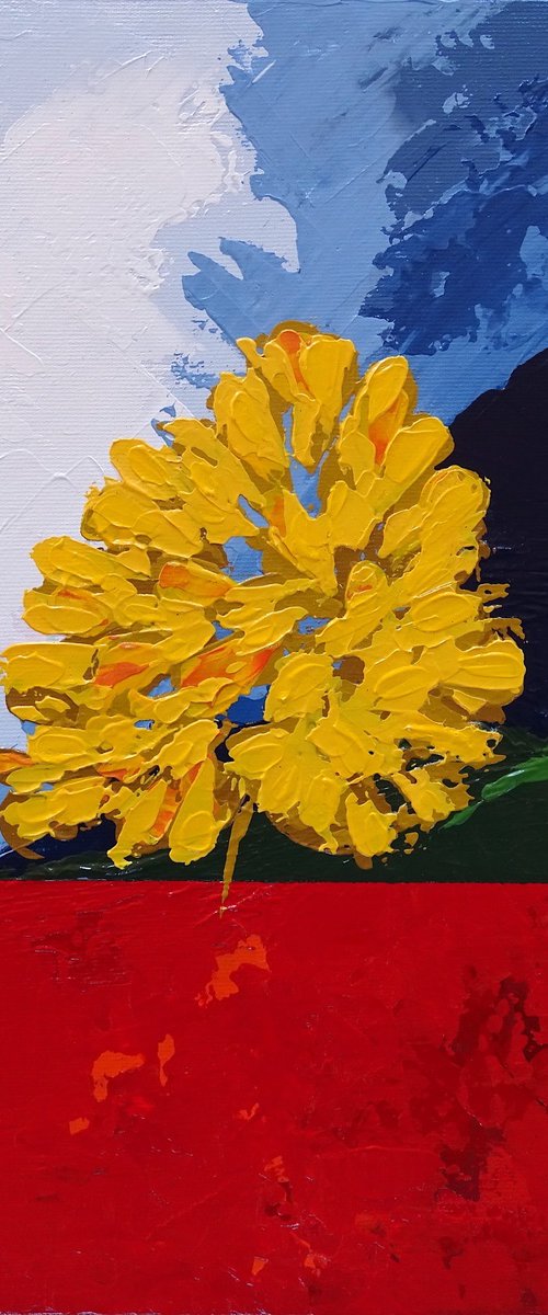 Yellow tree by Livien Rózen