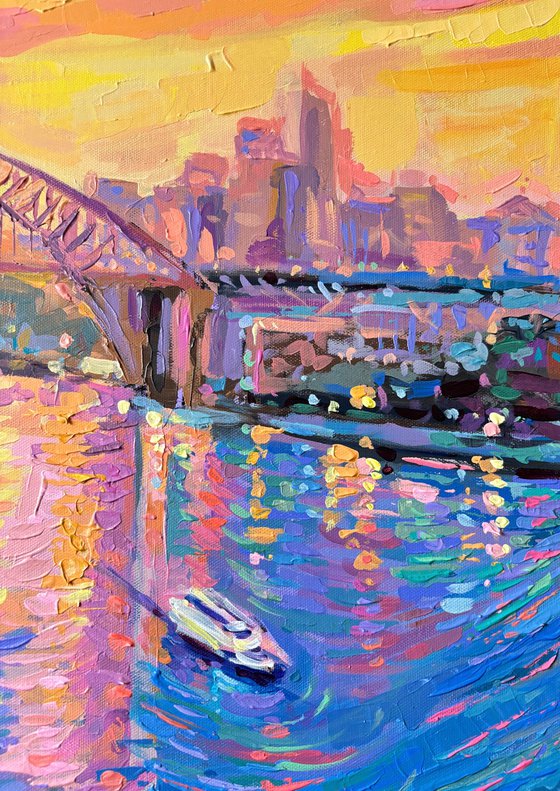 Sydney Harbour at Sunset