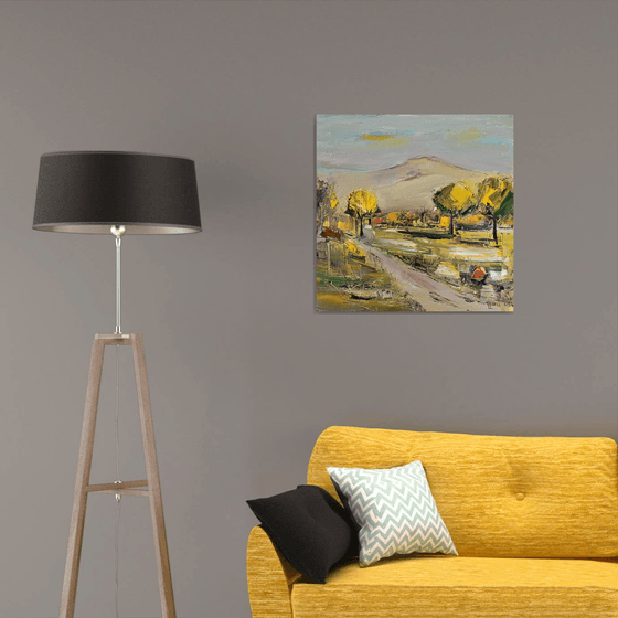 Autumn Road in the Foothills