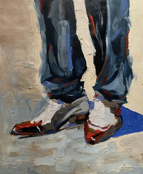 Fashion man shoes.