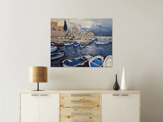 Harbour at dusk